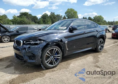 2016 BMW X6 M из США, поврежденный, VIN 5YMKW8C55G0R43824